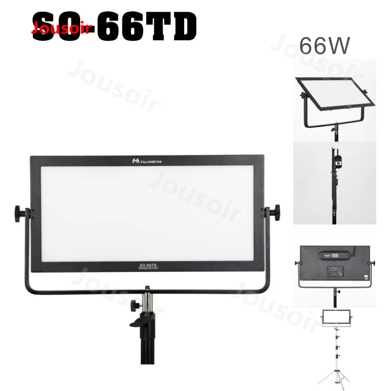 FalconEyes SO-66TD 66W led panel lamp square soft indoor Studio Light for film shooting photography lighting CD50 T06 | Электроника