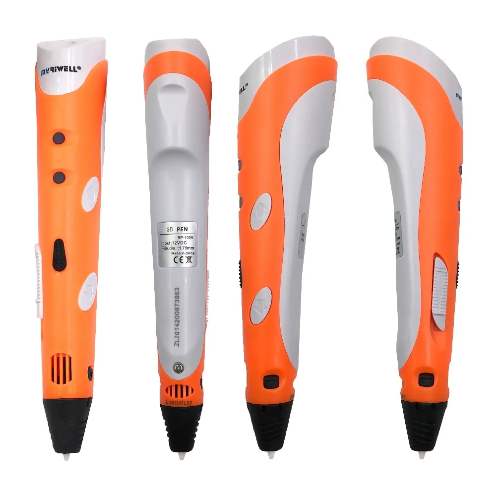 Myriwell 3d Ручка 50 м/100 м 1 75 мм abs умная для рисования креативная игрушка