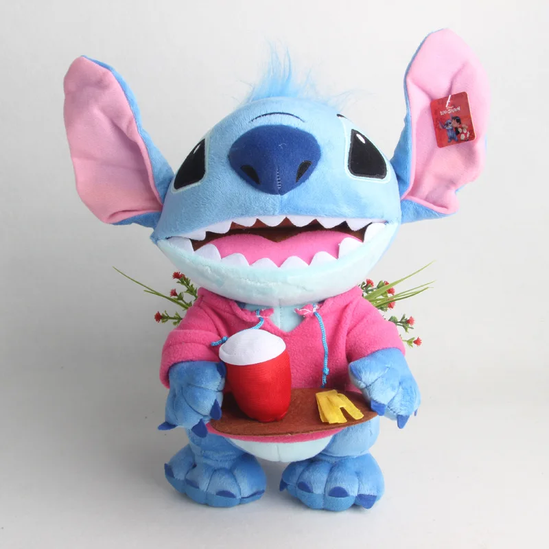 1 шт. 30 см фильм Плюшевые игрушки, Стич "Лило и Стич" Scrump Плюшевые игрушки куклы плюшевые мягкие с наполнением животных игрушки для детей подарок для детей