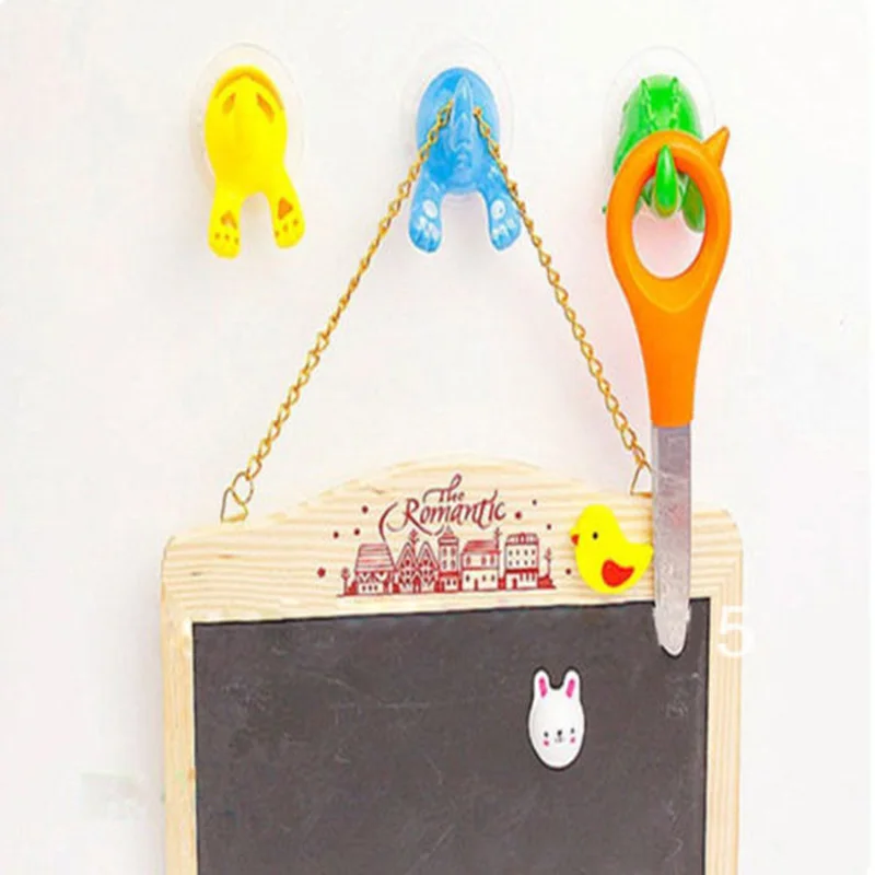 Симпатичный мультяшный хвост животного крепкая присоска крючок для ключей