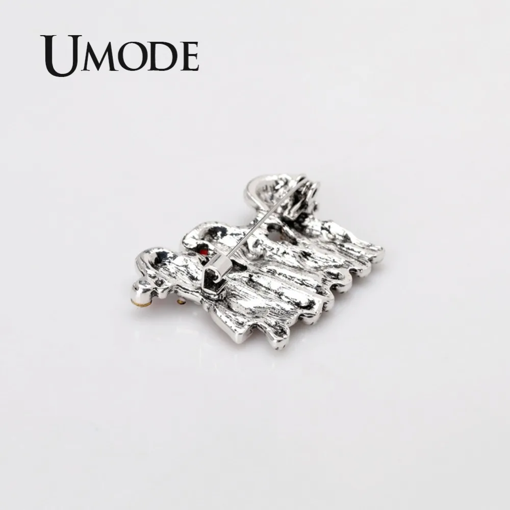 UMODE 3 Собаки семейные броши рождественские булавки для девочек милые
