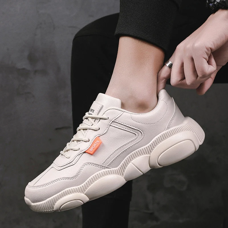 Крутые мужские кроссовки криперы на плоской платформе роскошный дизайн