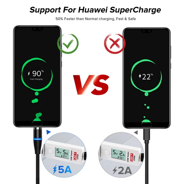 GETIHU 5A Магнитный USB кабель для зарядного устройства type-C для huawei P30 P20 Pro mate 20 10 Honor 20 Магнитный type-C шнур для быстрой зарядки телефона