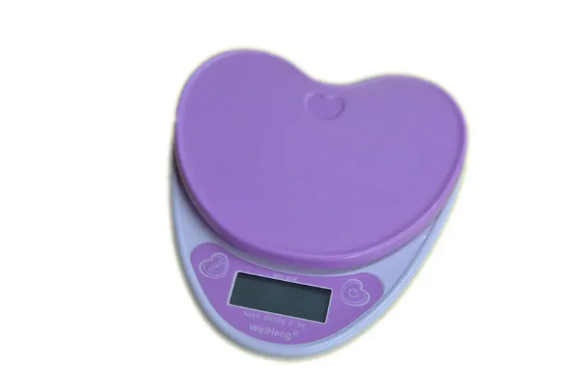 5 кг 1 г Love Heart кухонные весы 5000 прецизионные электронные цифровые лабораторные