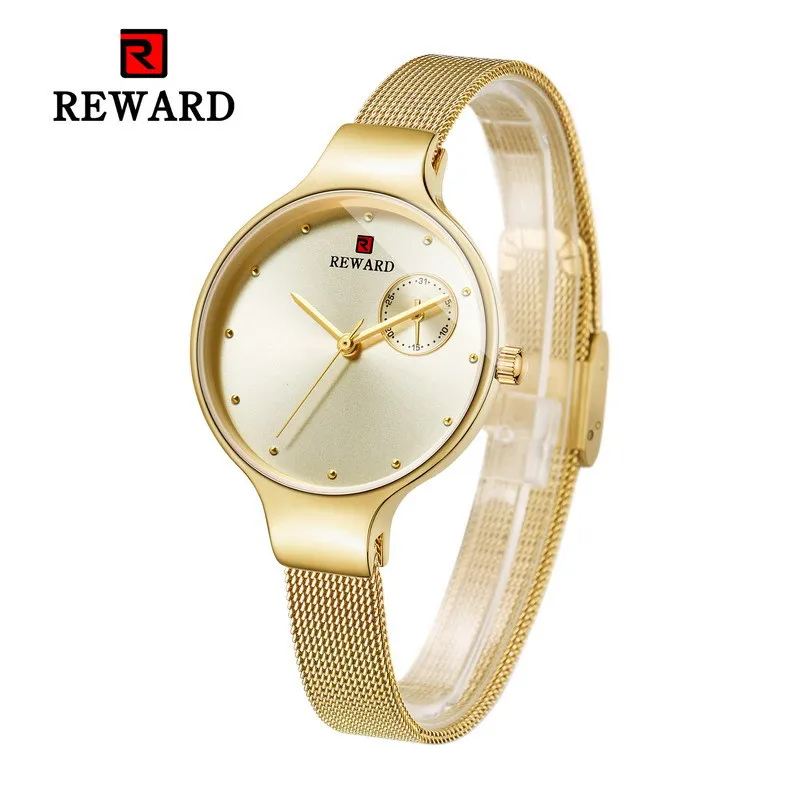 Часы наградные женские с японским импортным механизмом брендовые модные