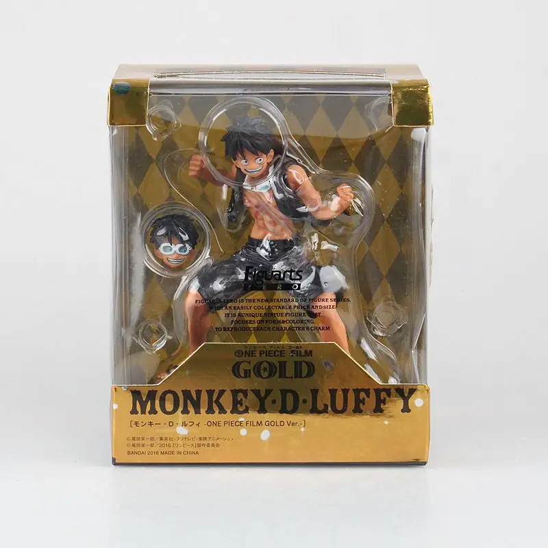 Аниме цельная пленка Золотая Ver Обезьяна D Luffy мертвый или живой ПВХ фигурка