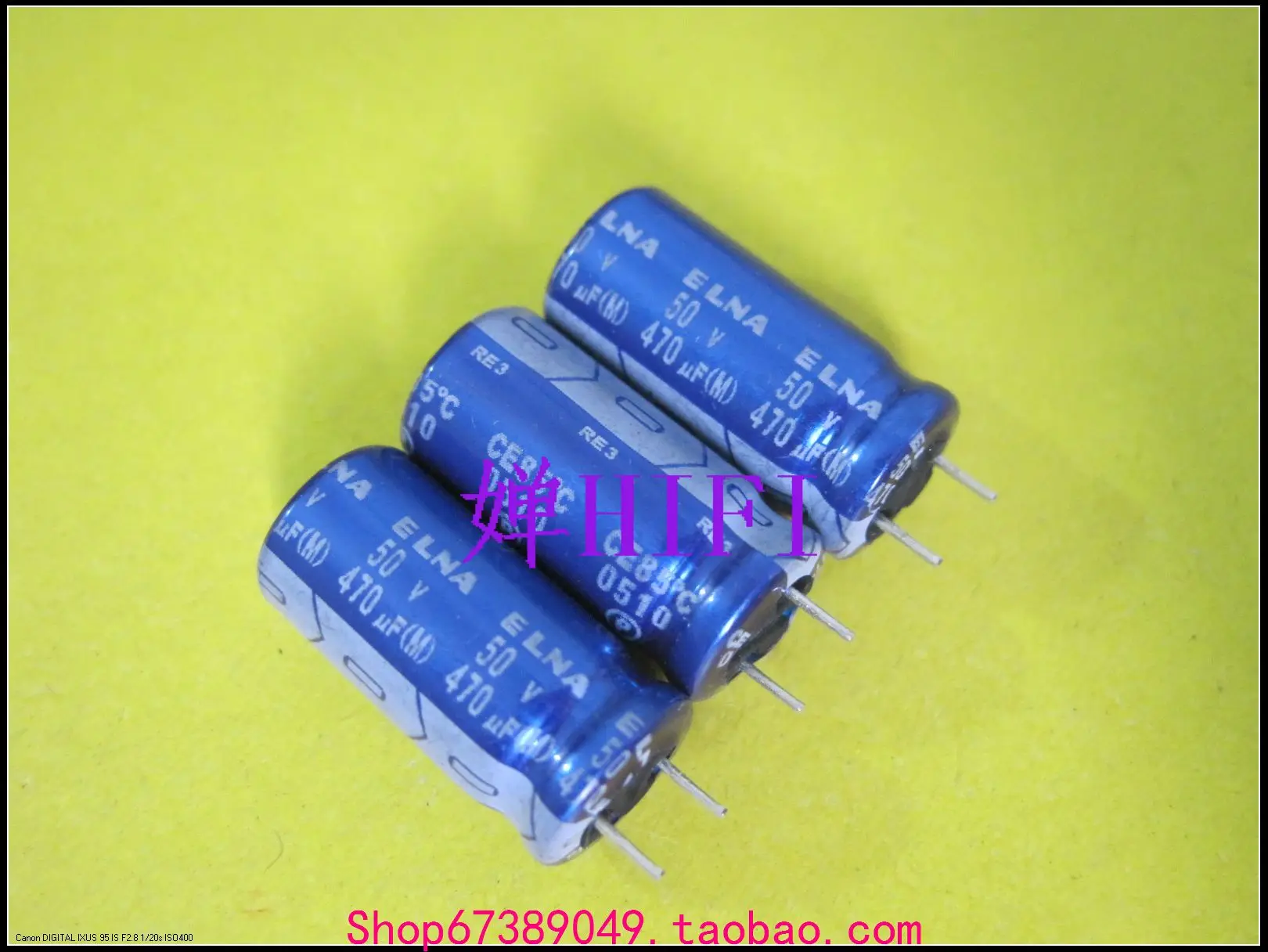 2020 hot sale 20PCS/50PCS Imported ELNA original RE3 blue robe electrolytic capacitor 50v470uf 10x20mm free shipping