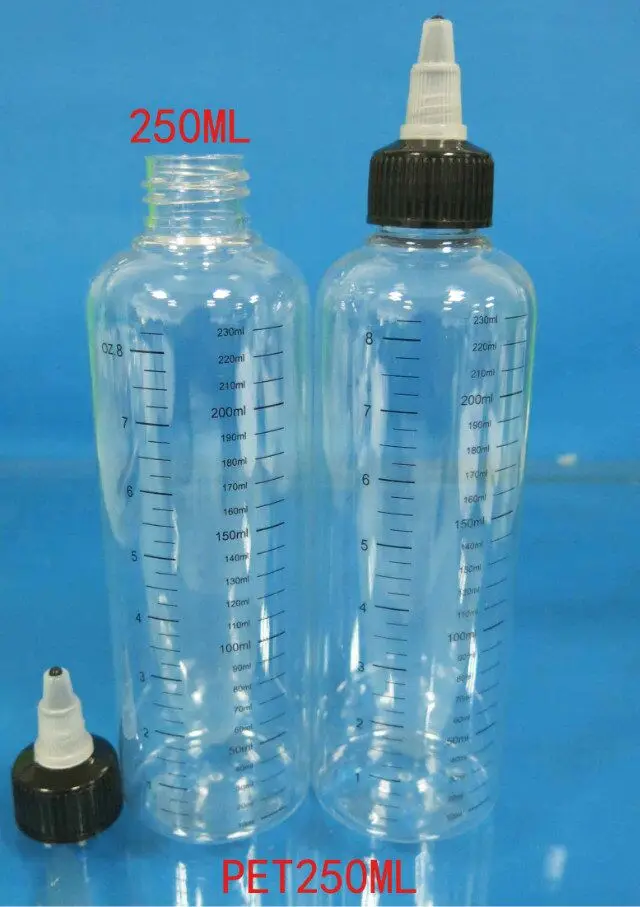 ПЭТ бутылка со шкалой 230 мл бесплатная доставка заказной авиапочтой 10 шт./лот 8