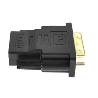 1pcs male to female audio cable hd 1080p gold plated hdmi to dvi 241 graphics card converter adapter for hdtv lcd dvi cable