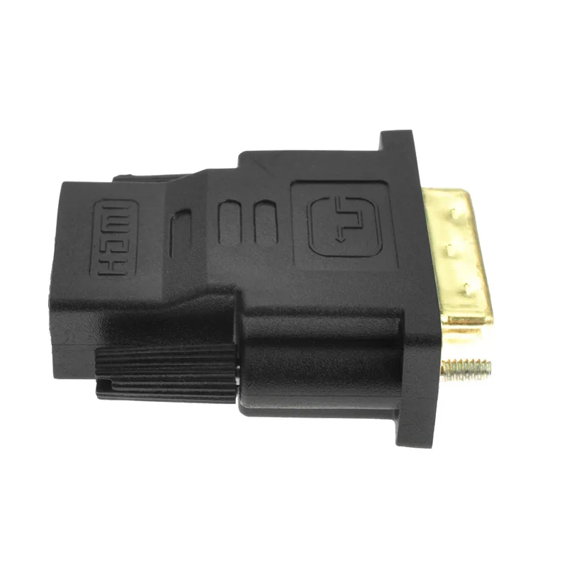 1 шт. штекер для аудиокабеля с разъемом типа &quotмама&quot HD 1080P позолоченный HDMI на DVI 24