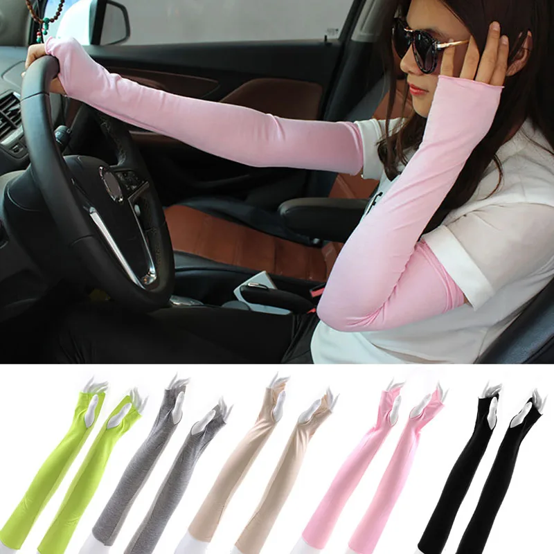 Унисекс эластичные цветные перчатки для защиты от солнца и УФ лучей унисекс