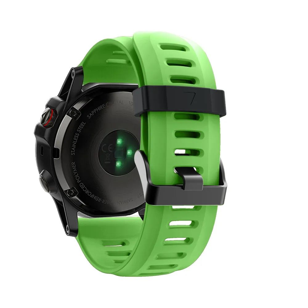 Мягкий силиконовый сменный спортивный ремешок для часов для Garmin Fenix 3 Ремень Металлические наручные часы Браслет замена#15