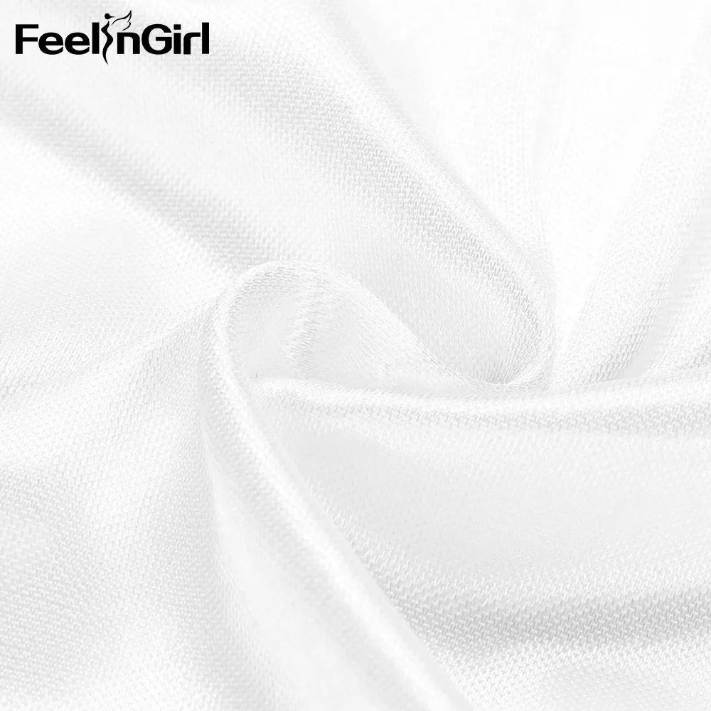 FeelinGirl размера плюс ночная рубашка сексуальная ночная рубашка кружева пэчворк Camisola белье Ночная рубашка одежда для сна-G