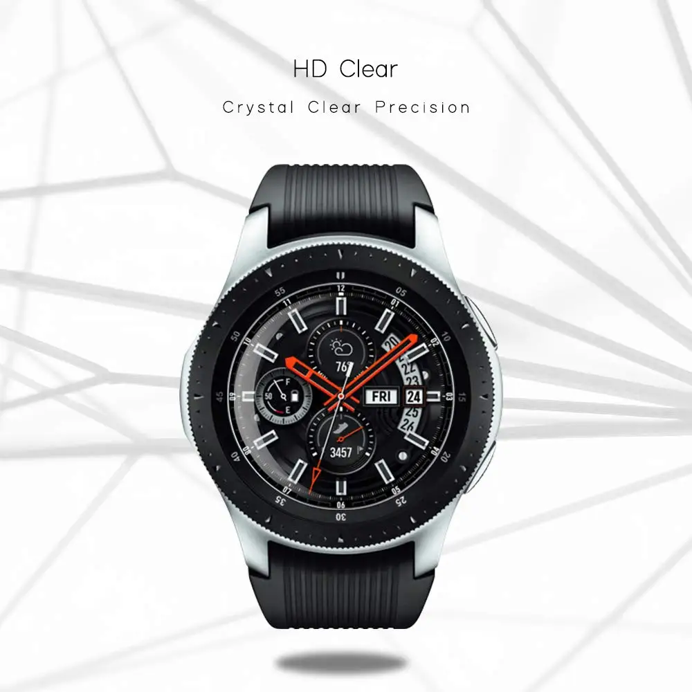 3 шт Гидрогелевая Защитная закаленная пленка для Galaxy Watch 46 мм 42 мм 40 мм SM-R805 защитная пленка полноэкранная проницаемая пленка