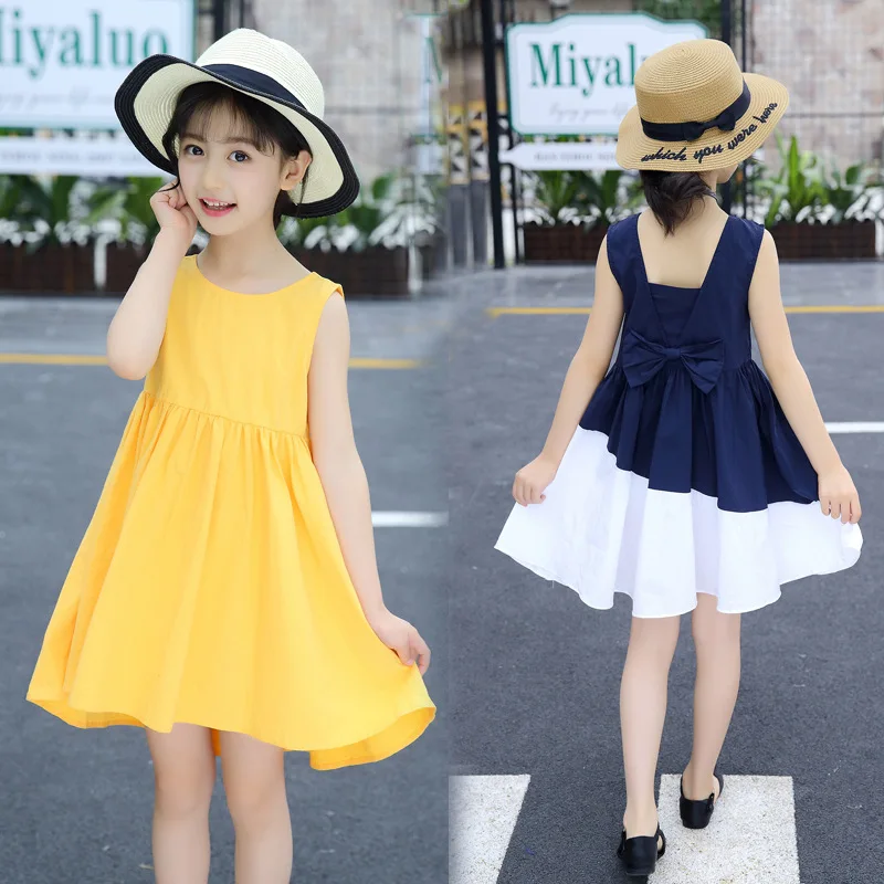 Summer Kids Dresses for Girls 6 8 10 12 Years Casual Lady Girl Princess Dress Teenagers Clothing Costumes Clothes | Детская одежда и