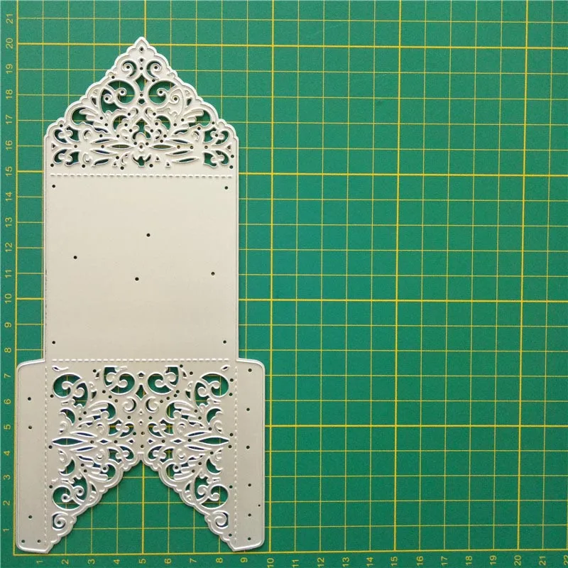 

Hollow Lacework Envelope Metal Cutting Dies for DIY Scrapbook Embossing Paper Craft Envelope Creative Cut Dies New