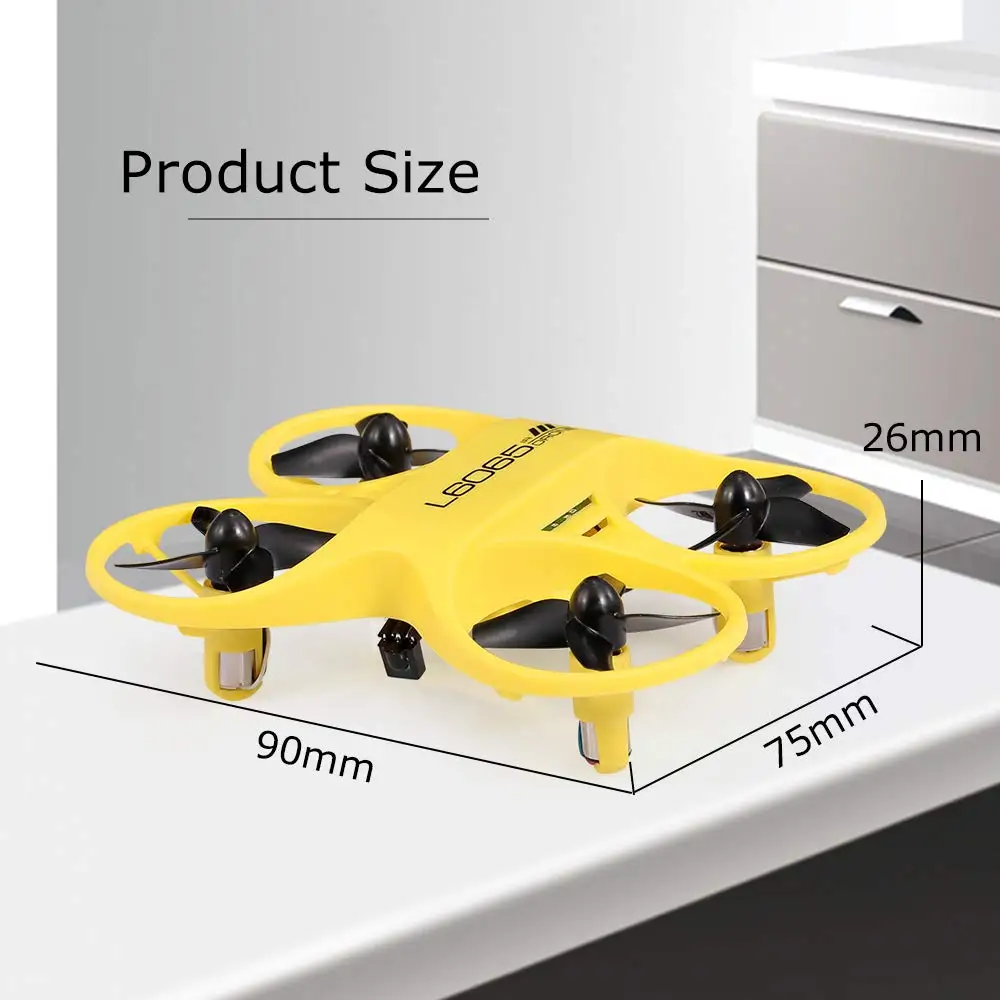 LISHITOYS L6065 Мини RC Дрон Инфракрасный контроль светодиодный Квадрокоптер w/светодиодный свет подарок на день рождения детей обучение RTF