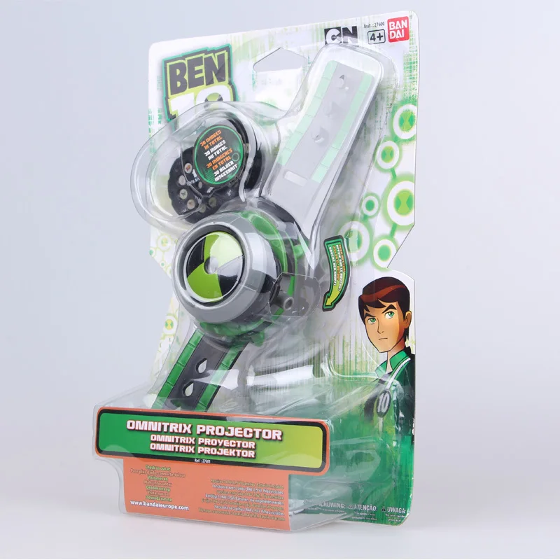 B With Box Ben 10 Ultimate Omnitrix часы Стиль Дети проектор часы Япония подлинные Ben10 часы игрушки наручные часы - Цвет: B With Box