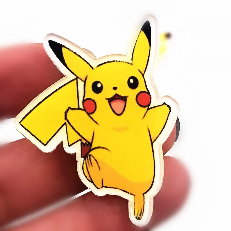 1 шт. акриловый Брукс аниме эльф из мультфильма с пунктом 3-5 см значок Пикачу