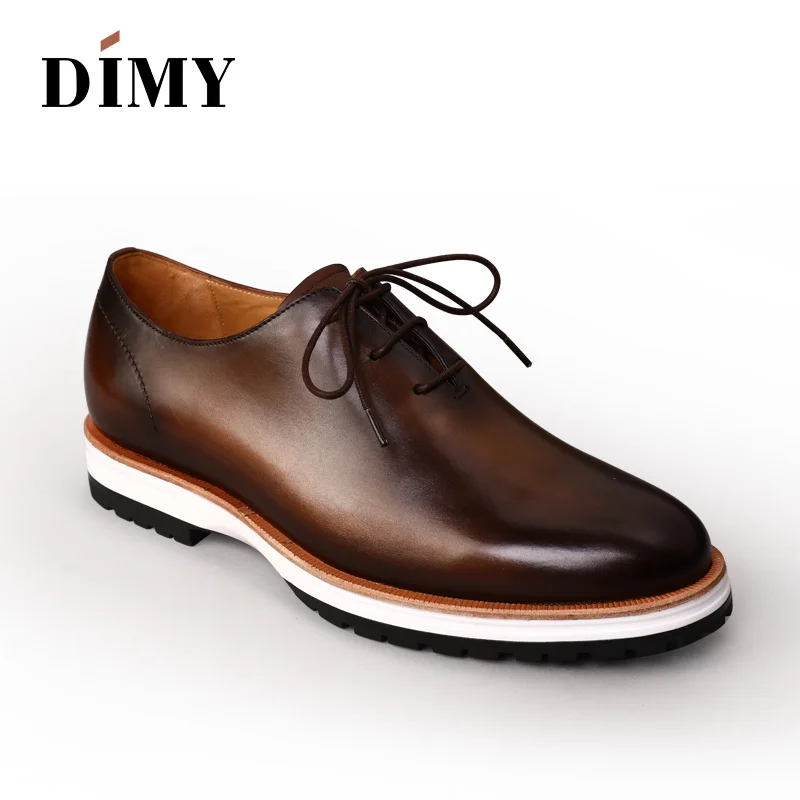 Новинка 2018 г. ручной работы платье в деловом стиле Мужская деловая обувь