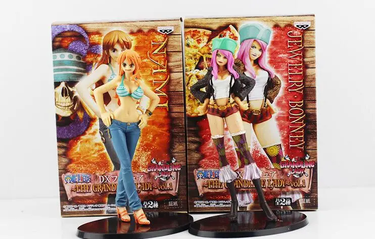 Аниме One Piece Nami Robin сексуальная фигура Grandline Lady 15th Anniversary ПВХ фигурка модель игрушки