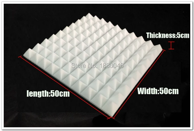 Белая акустическая пенопластовая панель acustic всего 5 квадратных метров студийная