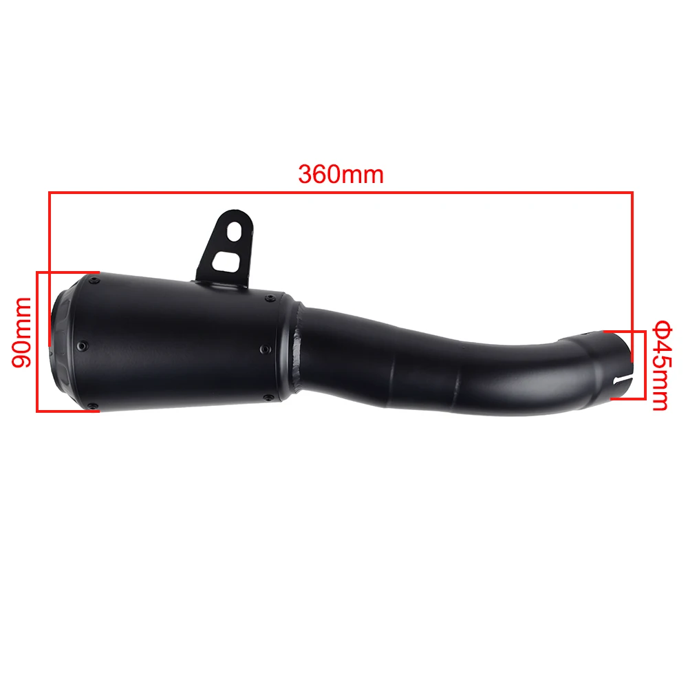Мотоцикл выхлопной глушитель трубы для Yamaha YZF-R3 YZF-R25 MT-03 MT03 YZF R3 R25 2015 2016 2017 2018 Slip On