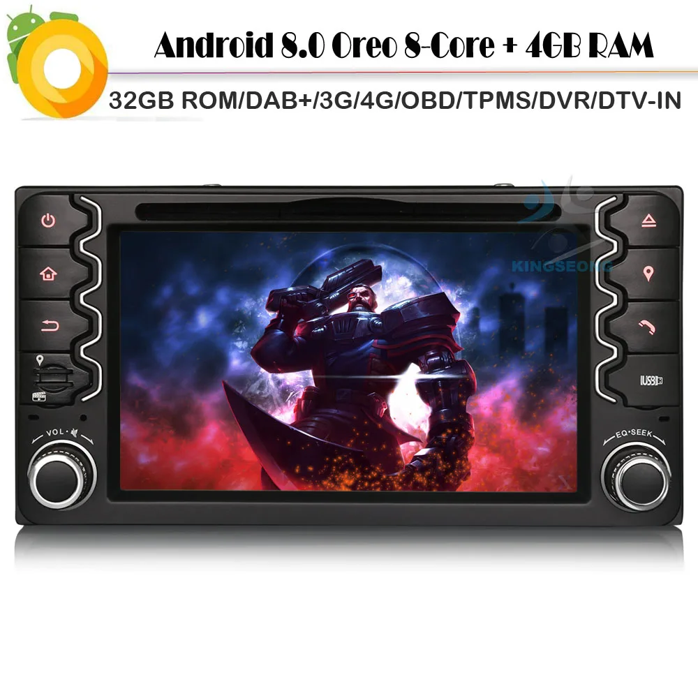 Android 8 0 Авторадио GPS спутниковый навигатор DAB + Bluetooth CD Wi Fi 4G Радио RDS BT USB SD DVR