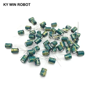 Pengiriman Free S 50 шт.лот 10 в 220 мкФ 6*7 мм 6 мм x 7 мм алюминиевый электролитический конденсатор ic
