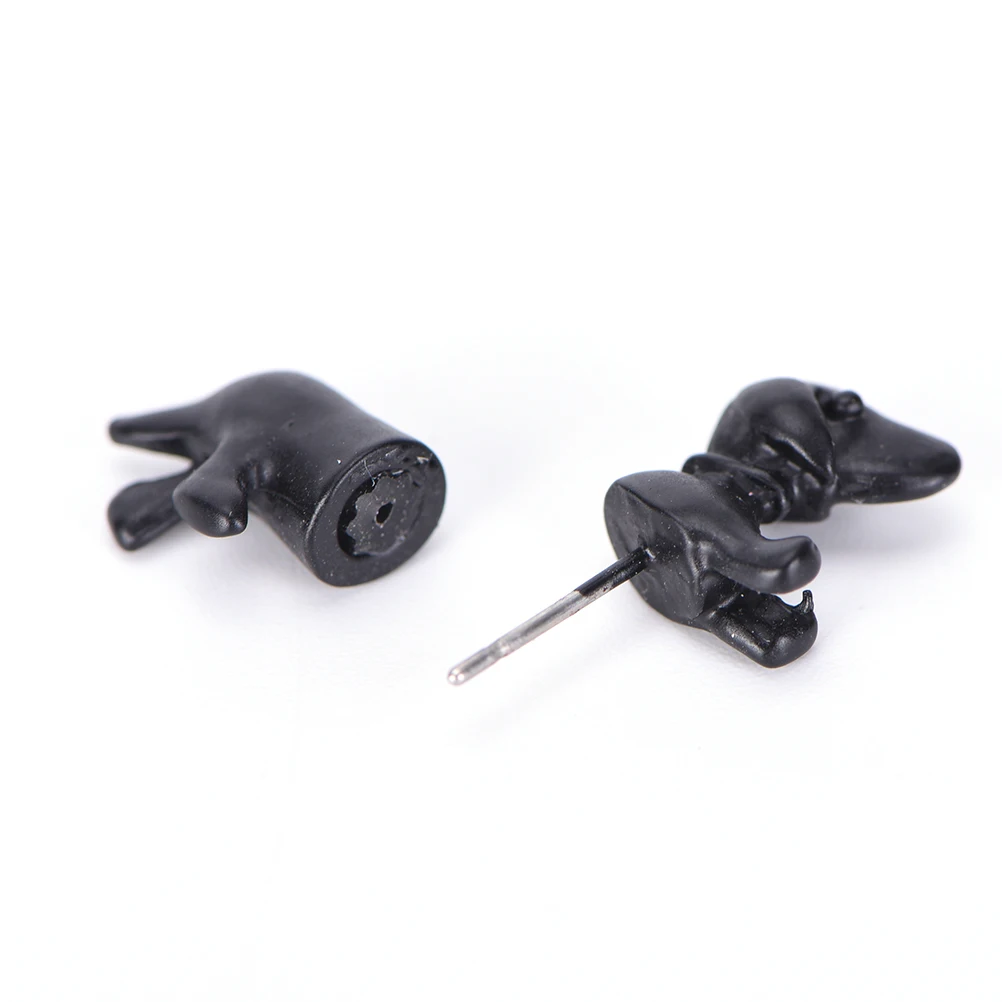 Модные стильные 3D стереоскопические серьги гвоздики в стиле панк рок