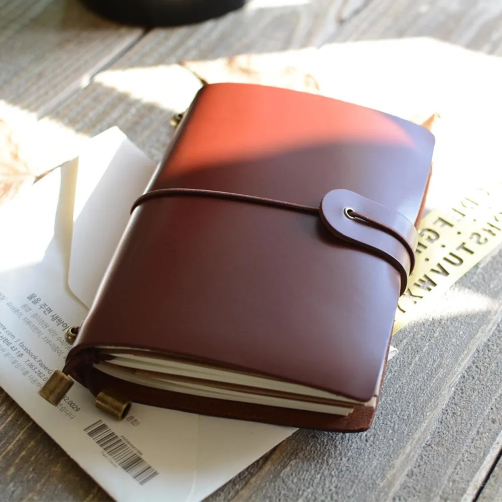 Размер паспорта кожаный многоразовый журнал блокнот планировщик дневник бизнес