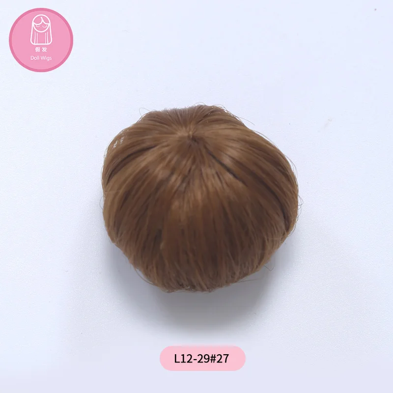 Парик для куклы BJD L12 # бесплатная доставка размер 9 см 1/12 высокотемпературный