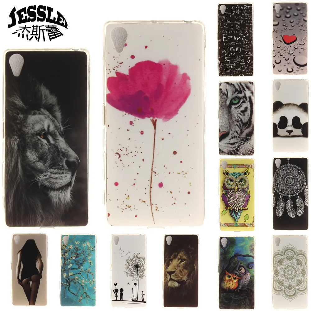 Мягкий ТПУ IMD силиконовый чехол для телефона с мультяшным рисунком Sony Xperia X F5121 Dual