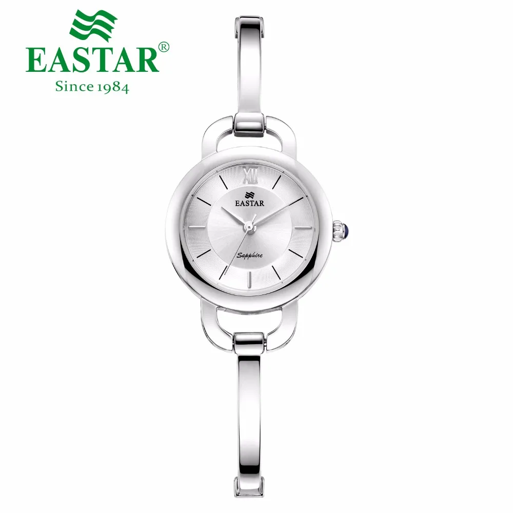 Женские часы Eastar браслет розовое золото модный серебряный Кварцевый корпус из