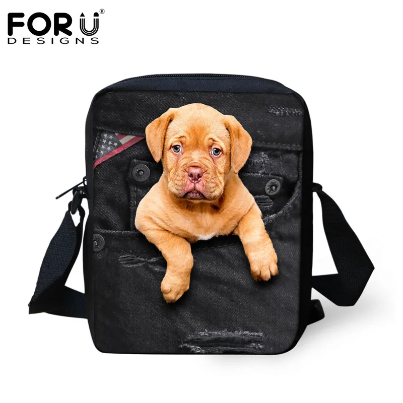 CC3317E FORUDESIGNS/Симпатичные животные кошка Для женщин Курьерские сумки класса люкс маленькая сумка через плечо для дам 3D джинсовый комбинезон с карманами; сумка Feminina - Цвет: CC3317E