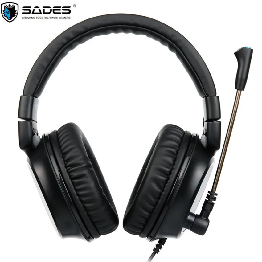 SADES R5 PS4 гарнитура игровой шлем PC Gaming наушники стерео с микрофоном для компьютера