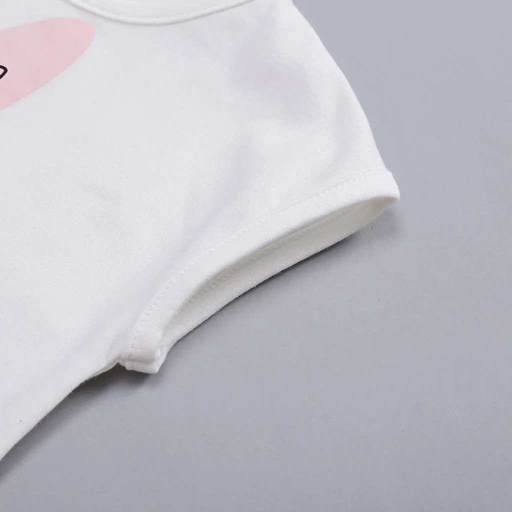 Летний комплект одежды для маленьких девочек Повседневный жилет без рукавов с