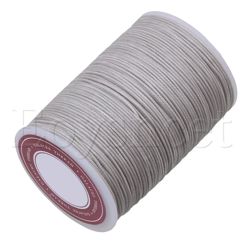 Светильник серый полиэфирный вощеный шнур диаметром 0 7 мм прошитая нить для