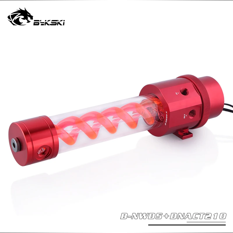 Bykski B-NWD5 + DNACT T-Virus интегрированный резервуар водяного Охлаждения Насос 1100/1500L 3 8 м