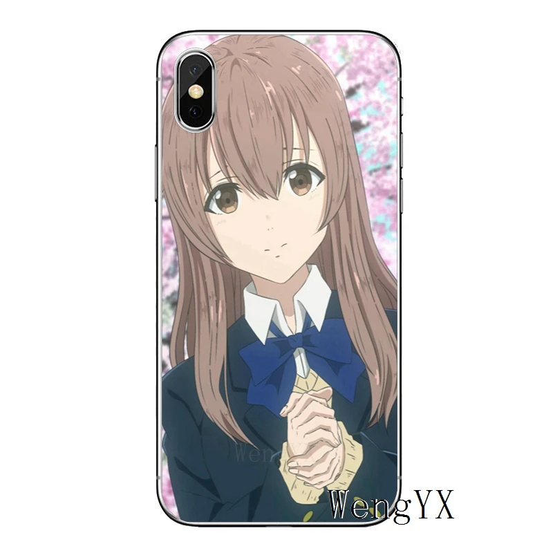 Аниме Silent Voice для iPhone X XR XS Max 8 7 plus 6s 6 plus SE 5S 5c 5 4S 4 iPod Touch чехол мягкий телефонные чехлы - Цвет: A-Silent-Voice-A-11