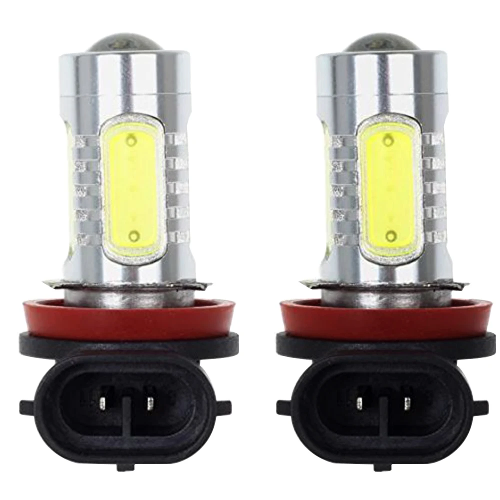 YSY Комплект из 2 предметов белая Лампа 7 5 W COB светодиодный 6000K H4/H7/H11/H16/9005/9006