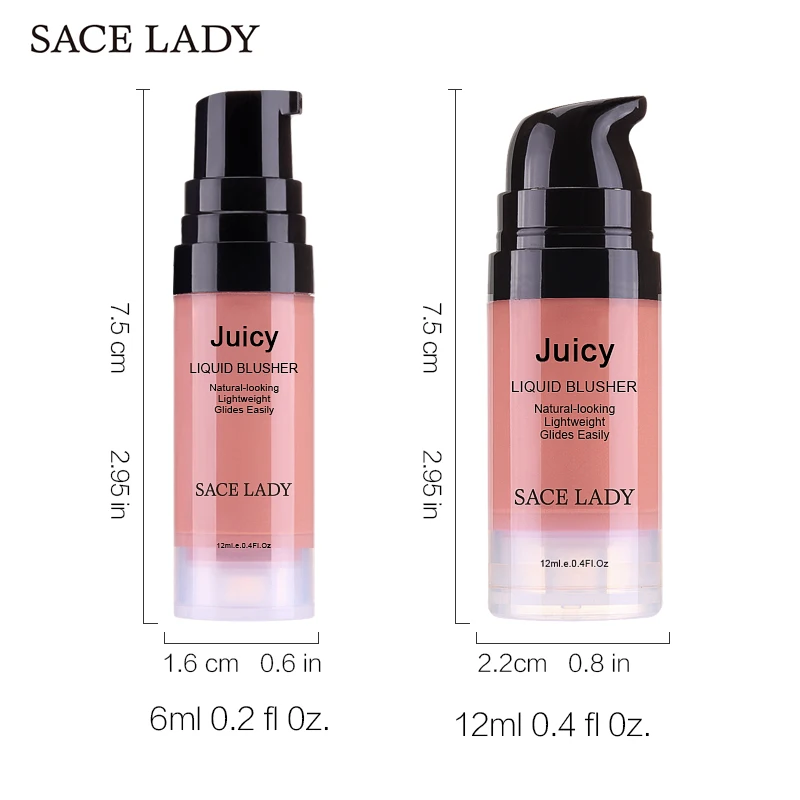 SACE LADY макияж Жидкие Румяна профессиональный розовый цвет румяна длится долго 4