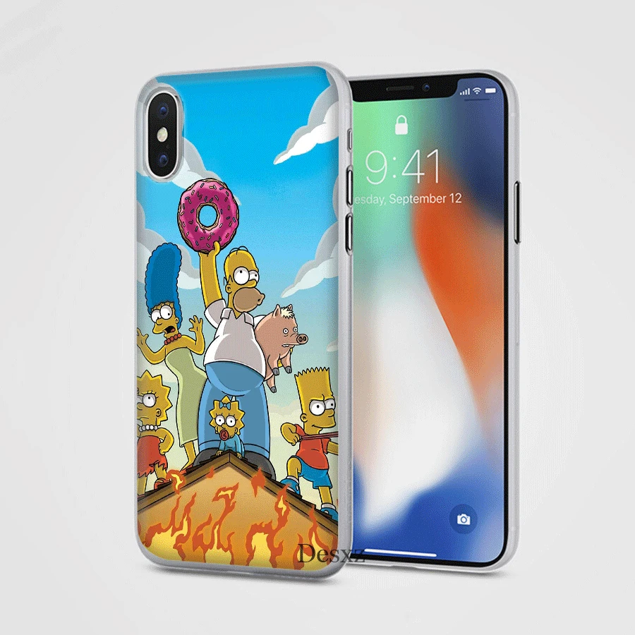 Чехол для мобильного телефона iPhone 7 8 Plus 11 Pro XR X XS Max 5 5S SE 6 6s Симпсонов | Мобильные