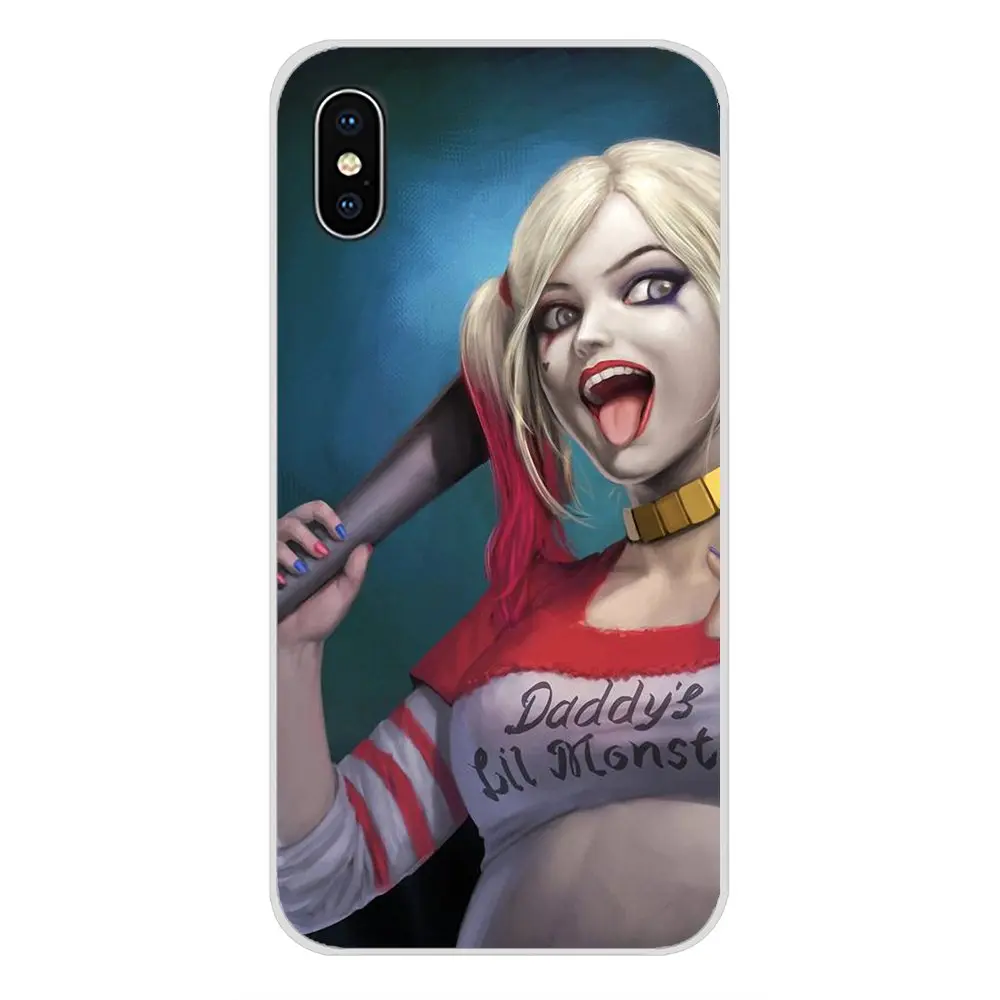Чехол для мобильного телефона отряд самоубийц Harley Quinn Xiaomi Mi4 Mi5 Mi5S Mi6 Mi A1 A2 5X 6X 8 9 Lite SE
