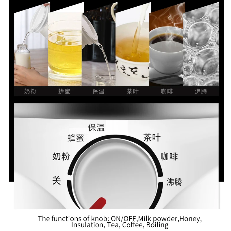 Портативный электрический чайник Macaiiroos складной силиконовый для путешествий