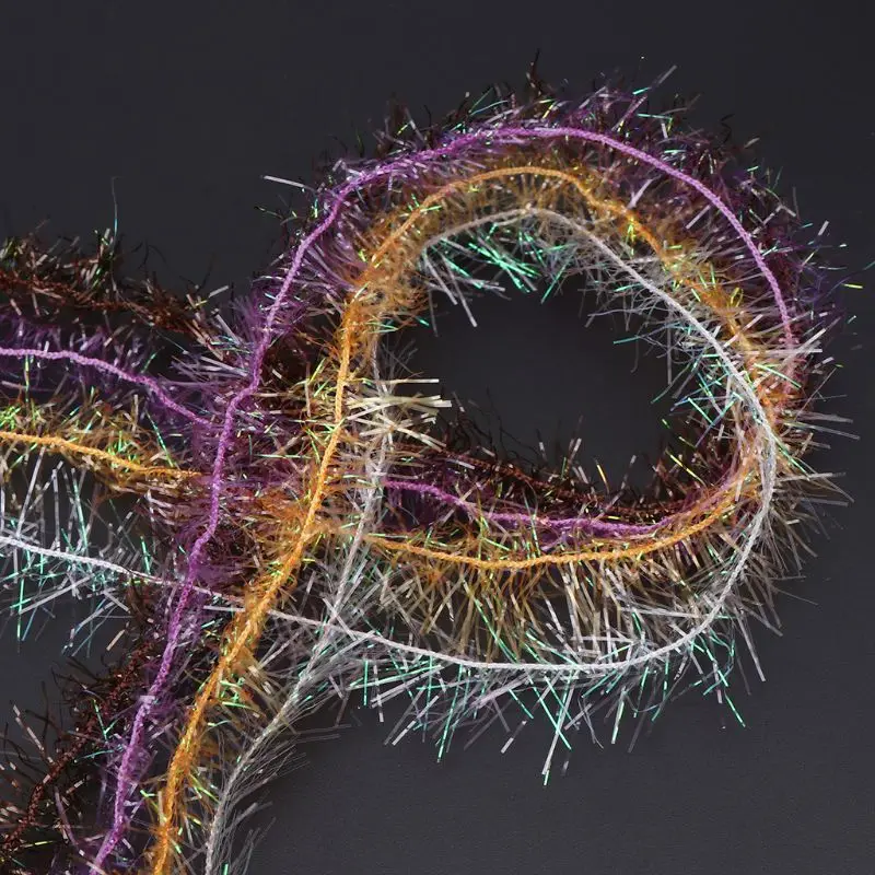 2 м рыболовная леска для ловли нахлыстом волоконно Волоконный стример блестящий