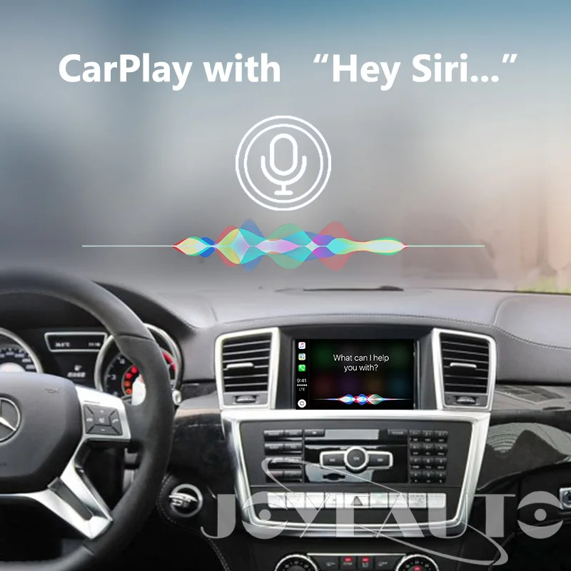 Joyeauto беспроводная Apple Carplay Mercedes GL class X166 2010- NTG4.5/NTG4.7 Поддержка камеры заднего вида Waze Spotify Google maps