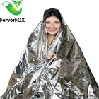 Аварийное одеяло, 10 шт. (210*130 см), изоляционная занавеска для выживания и спасения, спасательные военные, серебристые