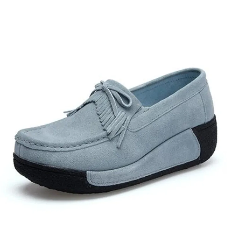 Новинка женские мокасины без застежки с кисточками женская повседневная обувь