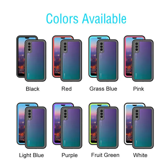 Huawei P30 Pro Водонепроницаемый чехол IP68 принципиально huawei P20 Lite чехол 360 защиты huawei P20 PRO доказательство воды крышка P20Lite PC 3M чехол